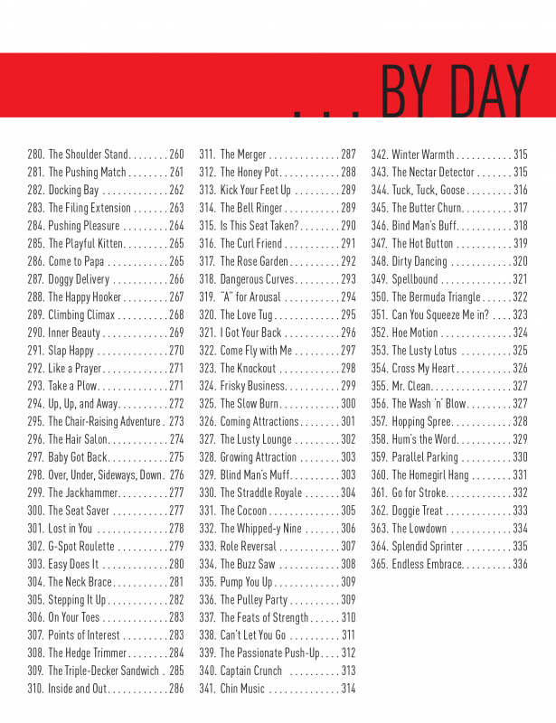 365 Sex Moves Positions for Having Sex a New Way